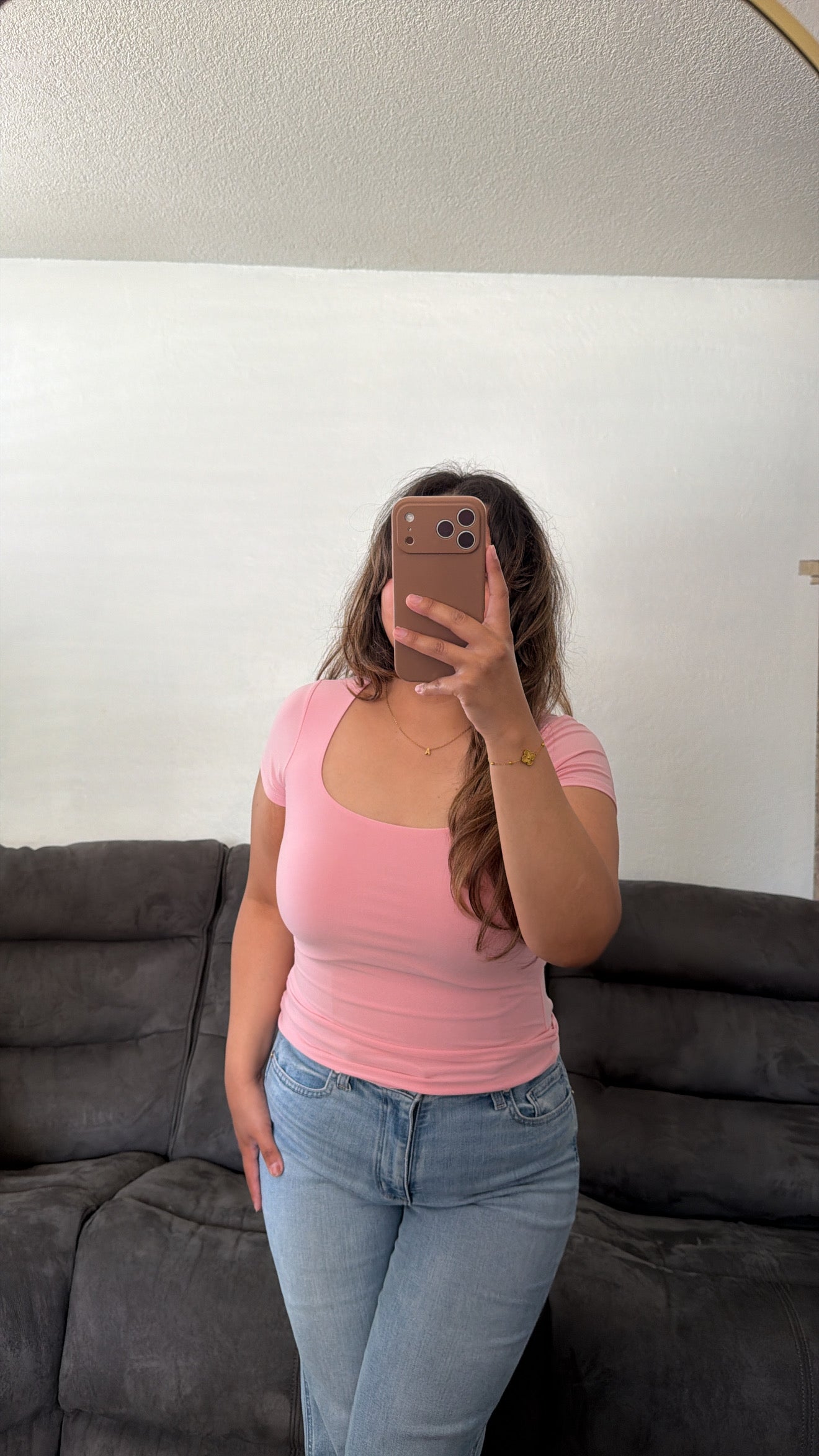 Short Sleeve Square Neck Top