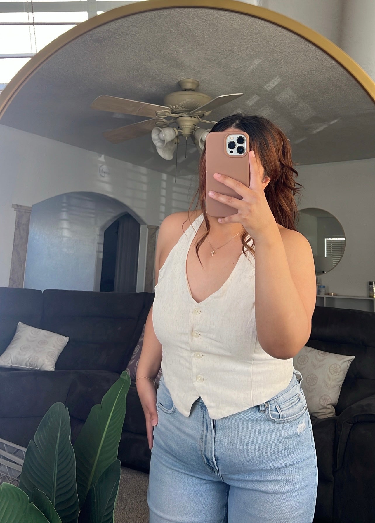 Halter Open Back Crop Top