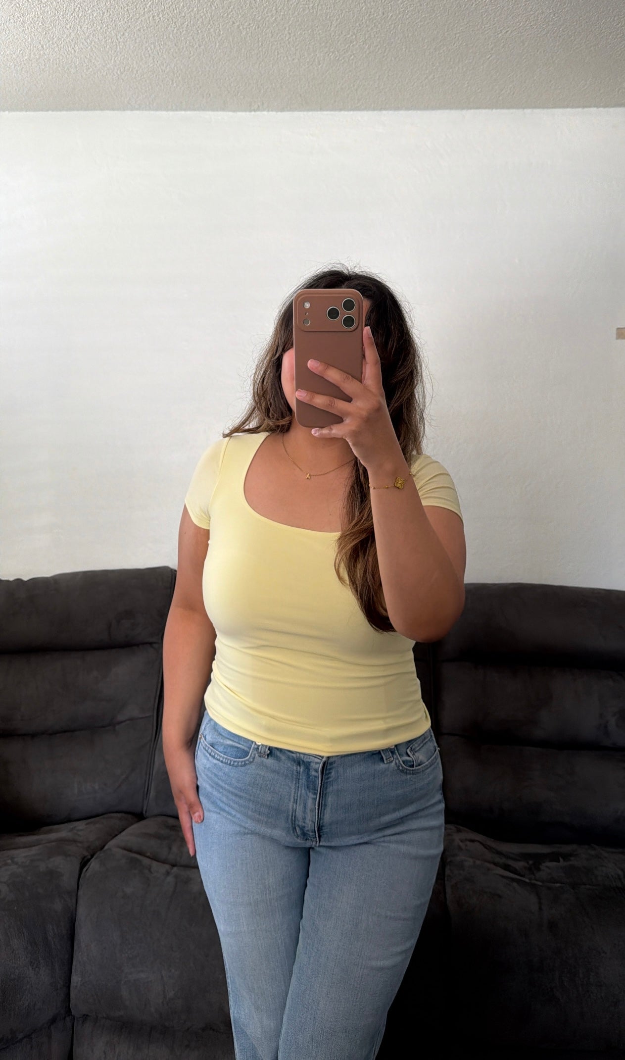 Short Sleeve Square Neck Top