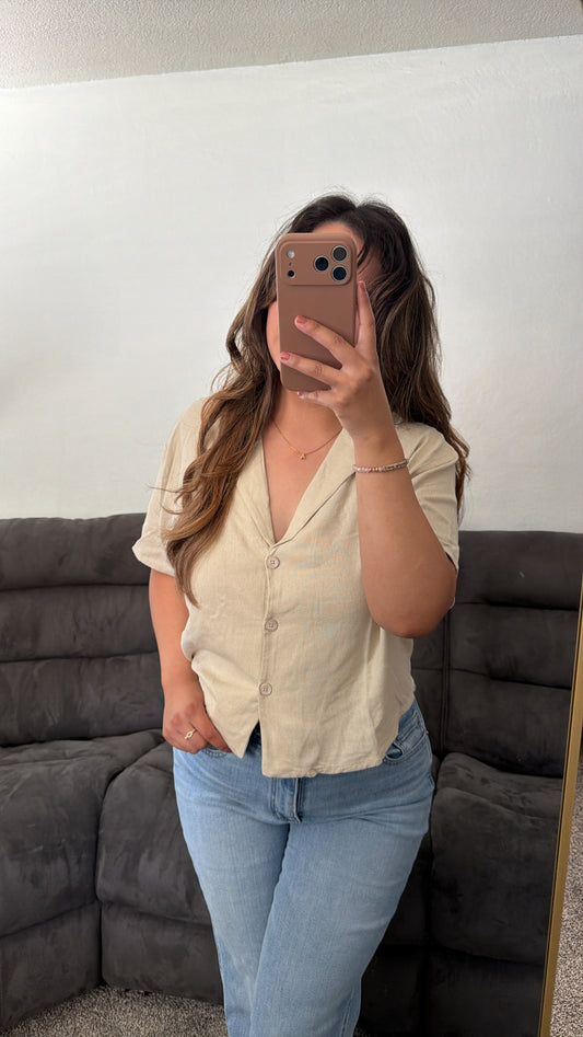 Buttoned Top