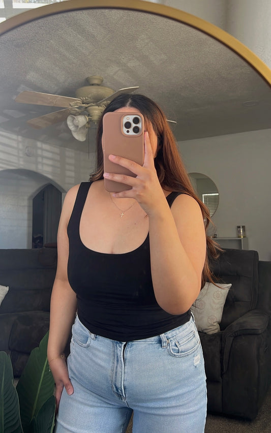 Squared Neck Top