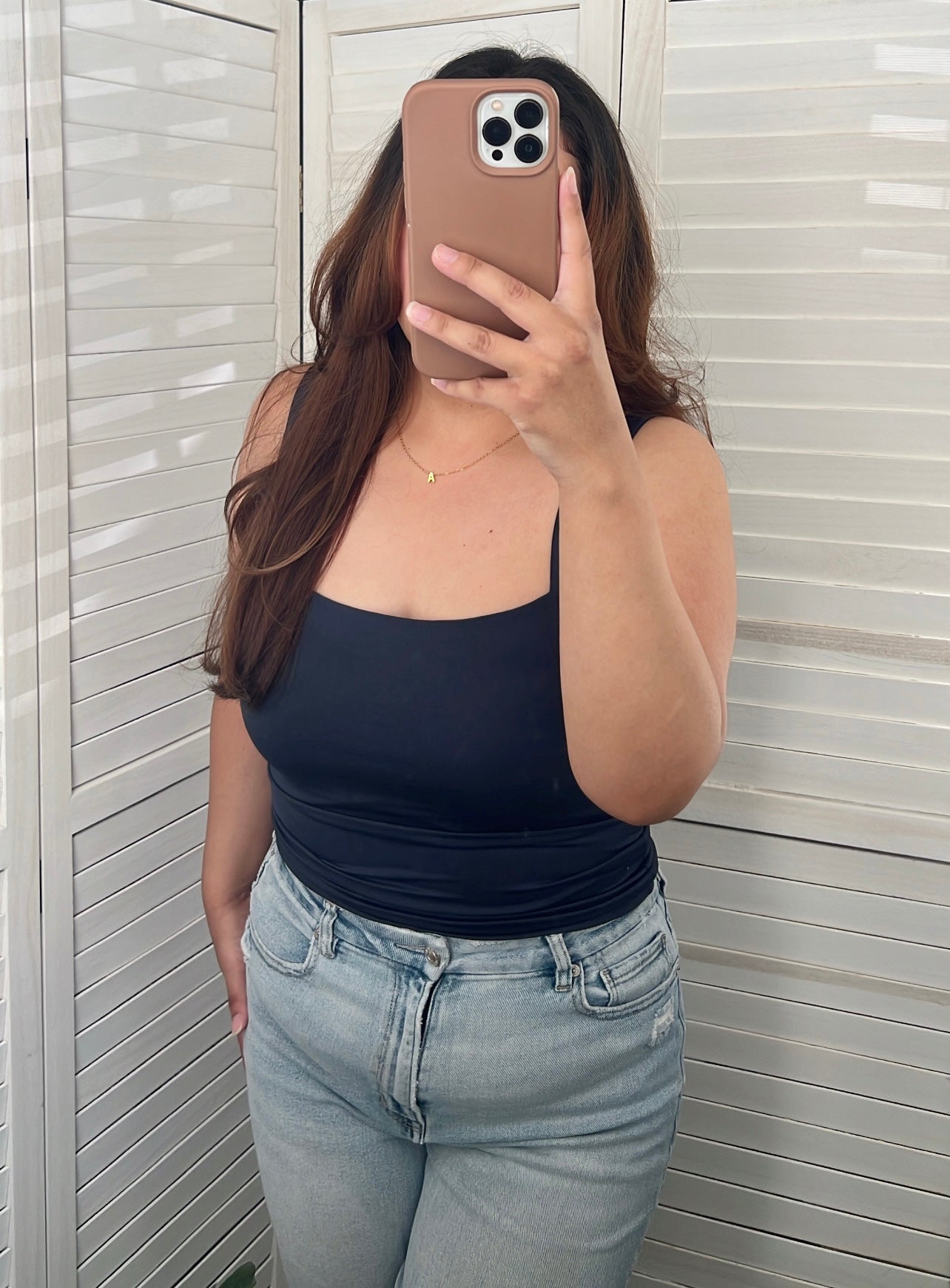 Square Neck Knit Top