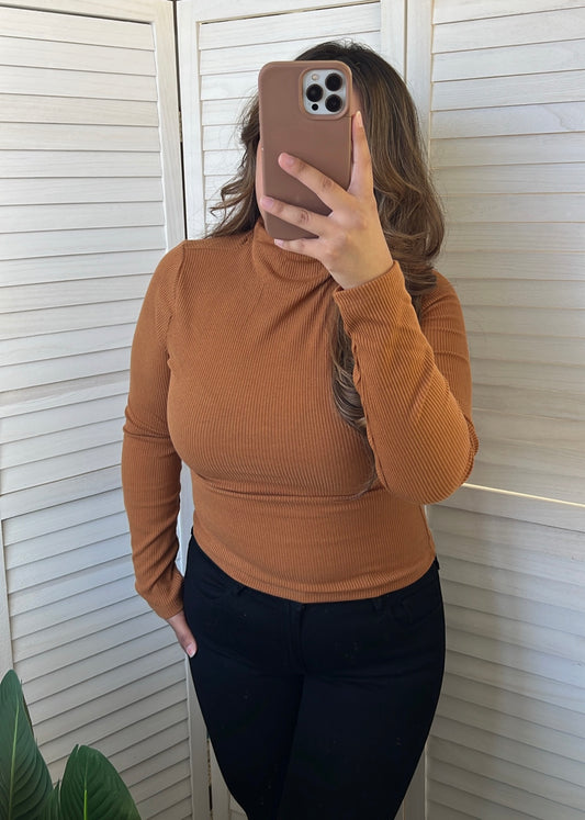 Mock Neck Long Sleeve