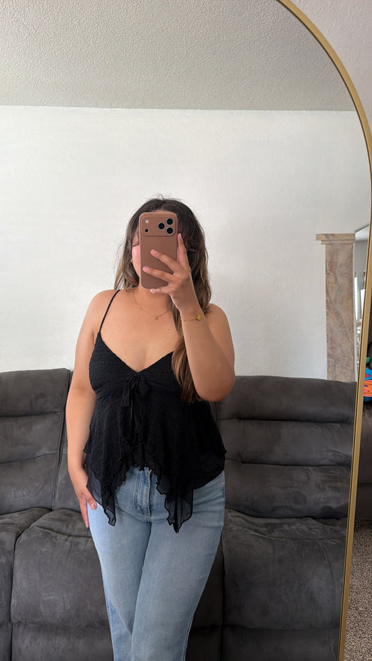 Lace Trim Cami Top