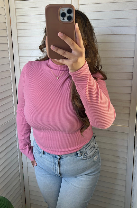 Mock Neck Long Sleeve