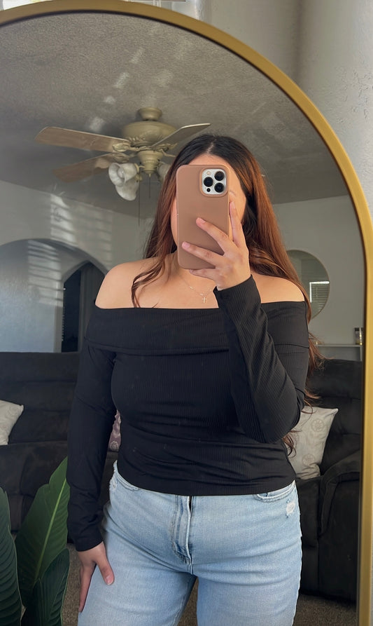 Off The Shoulder Long Sleeve