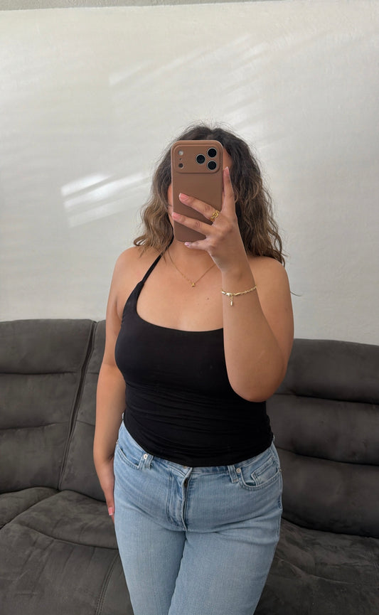 Halter Tied Bra Padded Tank