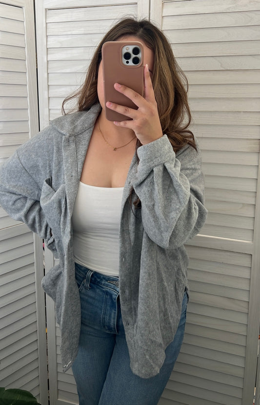 Button-Down Soft Shacket