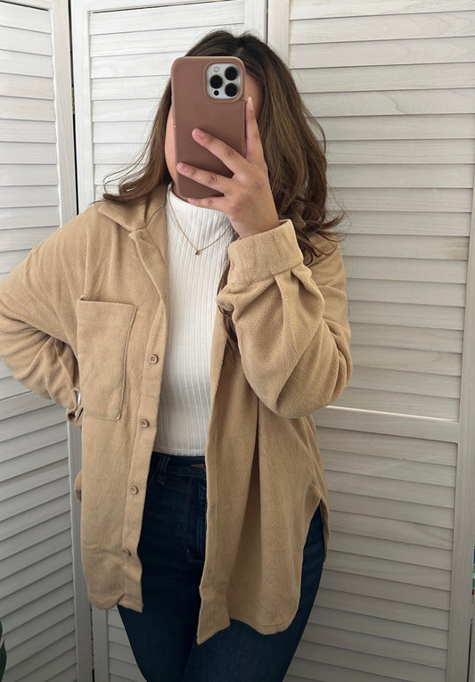 Button-Down Soft Shacket