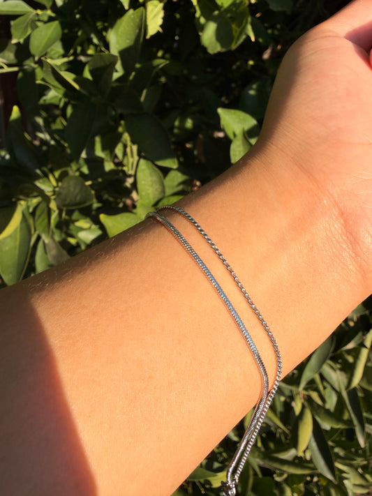 Layered Bracelet (Silver)