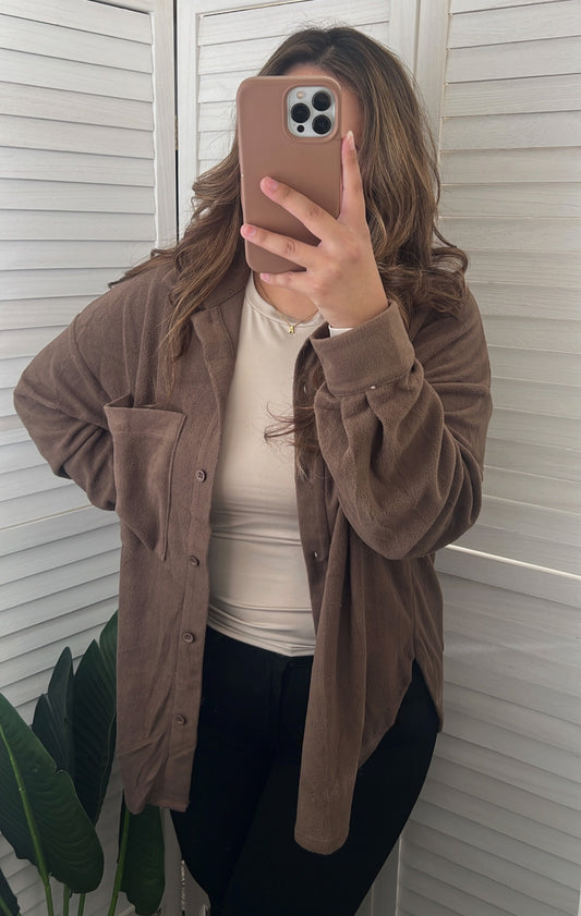 Button-Down Soft Shacket